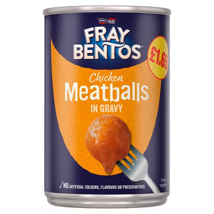 Fray Bentos Chicken Meatballs in Gravy 380g PMP £1.65