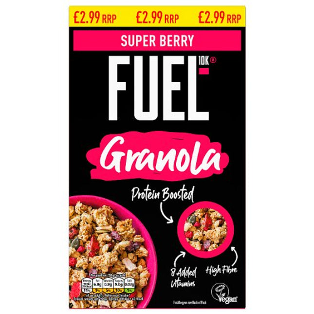Fuel 10k Super Berry Granola 400g £2.99