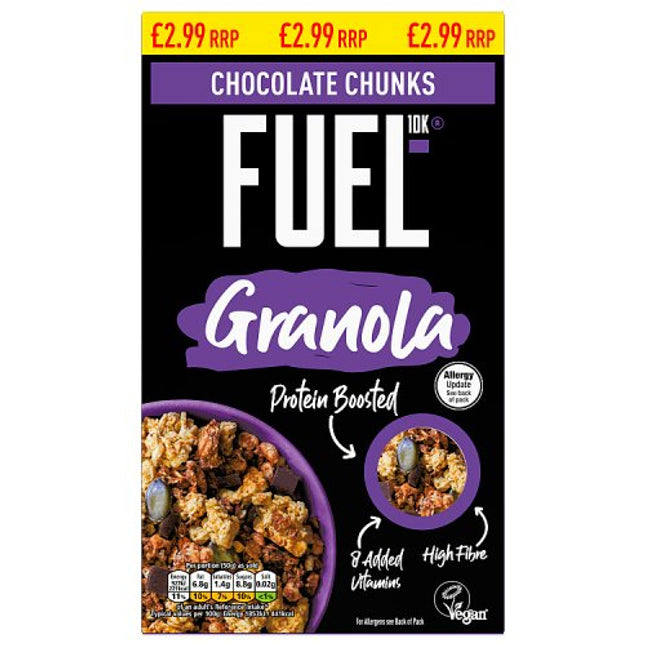 Fuel 10k Chocolate Chunks Granola 400g £2.99