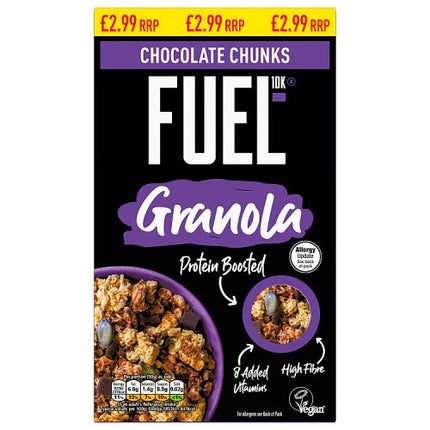 Fuel 10k Chocolate Chunks Granola 400g £2.99