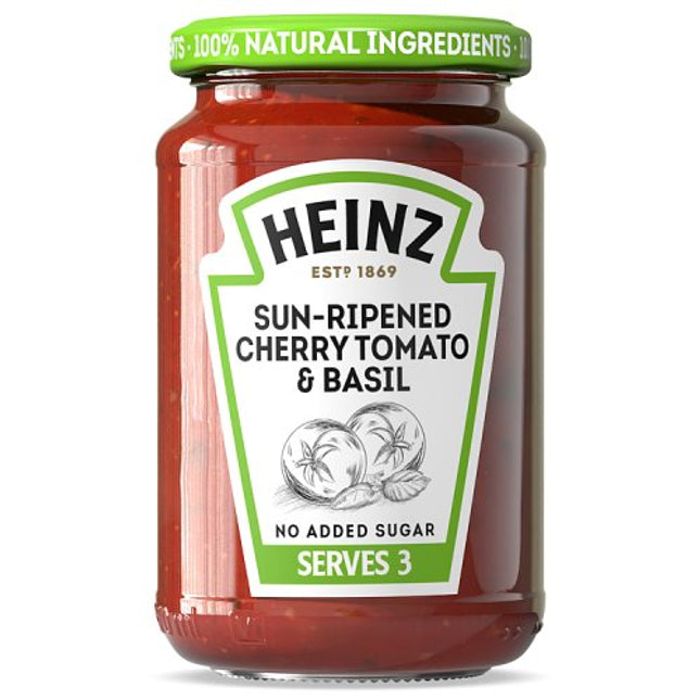 Heinz Sun Dried Cherry Tomato And Basil Pasta Sauce 350G