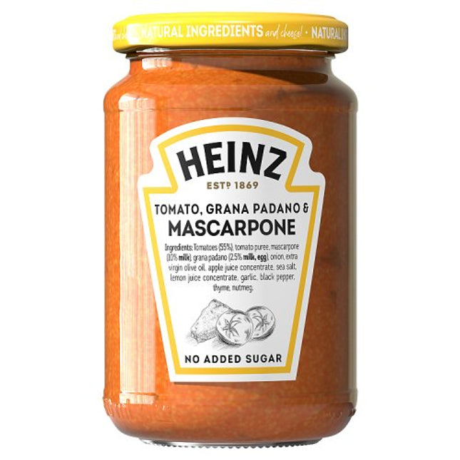 Heinz Tomato Grana Padano Mascarpone Pasta Sauce 350G