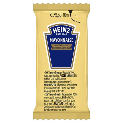 Heinz Free Range EDTA Mayonnaise Sachets 200x10ml