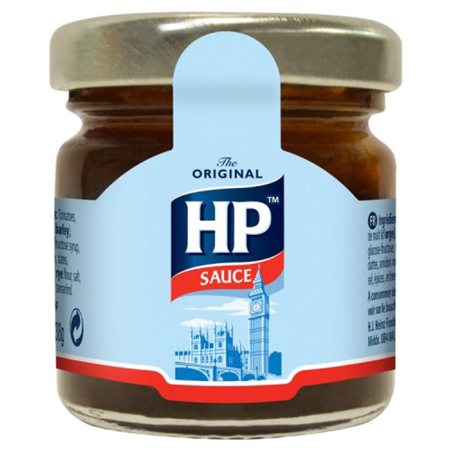 HP Brown Sauce Mini Glass Jars 80x33ml