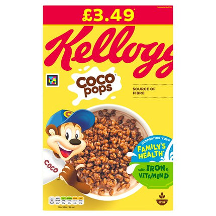 Kellogg's Coco Pops Breakfast Cereal 420g £3.49