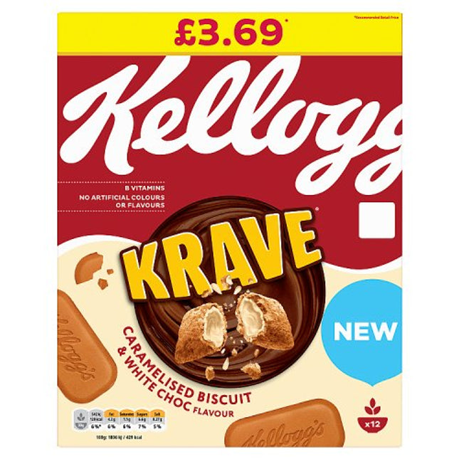 Krave Caramalised Biscuit 375g £3.69