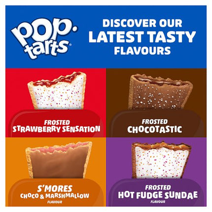 Kellogg's Pop Tarts Frosted Strawberry Sensation Pastry Snacks 8x48g 384g