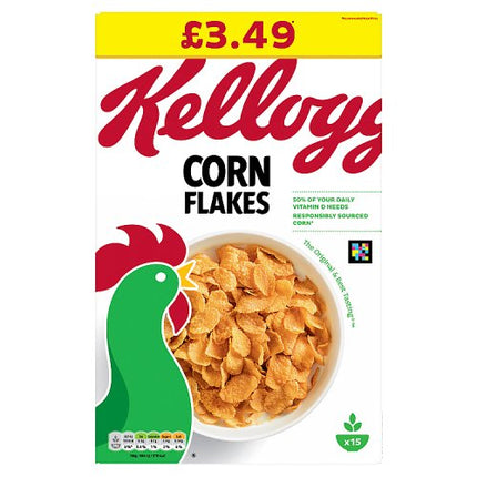 Kellogg's Corn Flakes Breakfast Cereal 450g £3.49