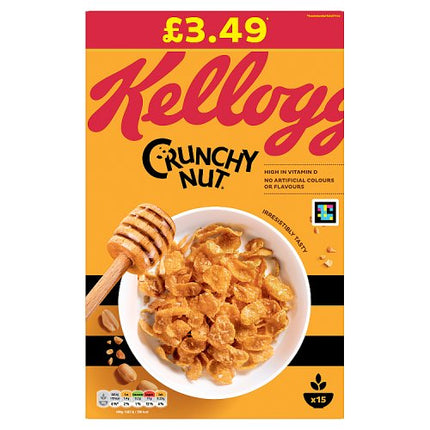 Kellogg's Crunchy Nut Breakfast Cereal 460g £3.49
