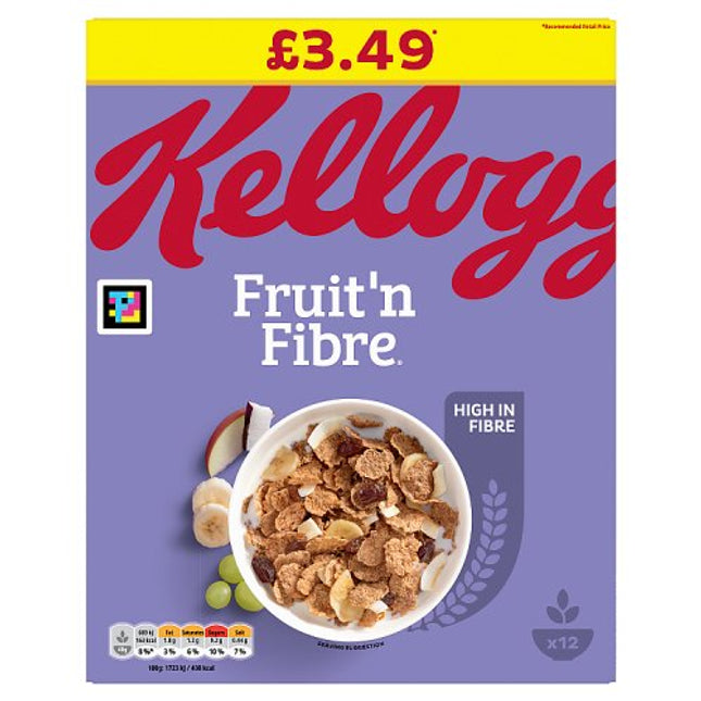 Kellogg's Fruit n Fibre 500g £3.49