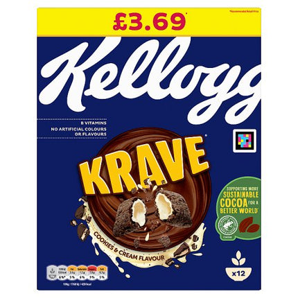 Kellogg's Krave Cookies & Cream 375g £3.69
