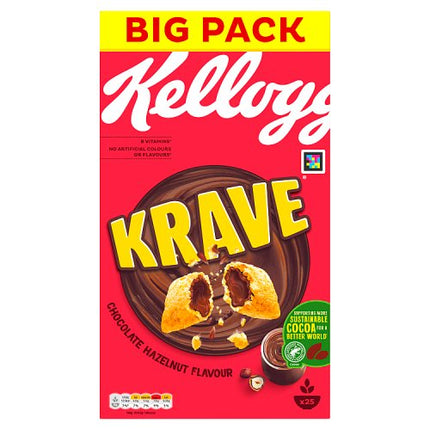 Kellogg's Krave Chocolate Hazelnut Breakfast Cereal 750g