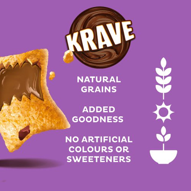 Kellogg's Krave Milk Chocolate Breakfast Cereal 750g