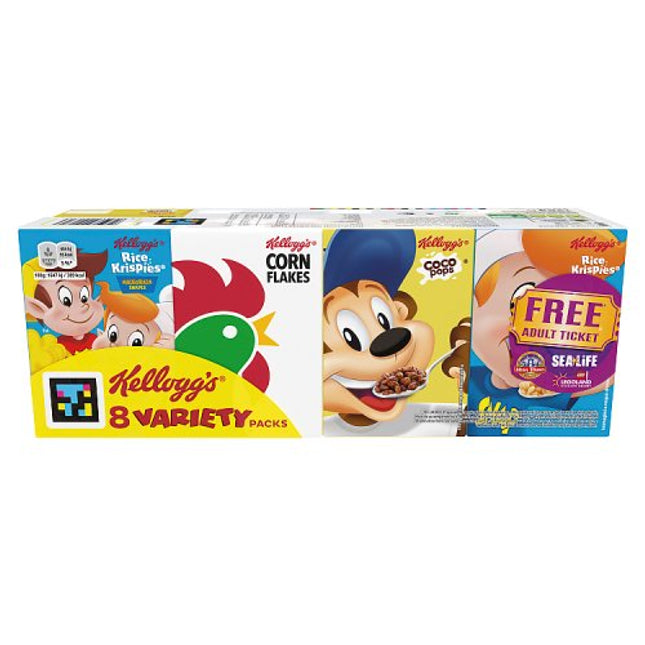 Kellogg's Variety Pack Breakfast Cereal x8 196g
