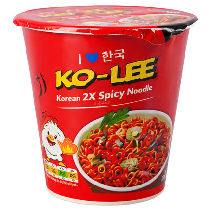 Ko-Lee Korean Cup Noodles 2X Spicy 65g