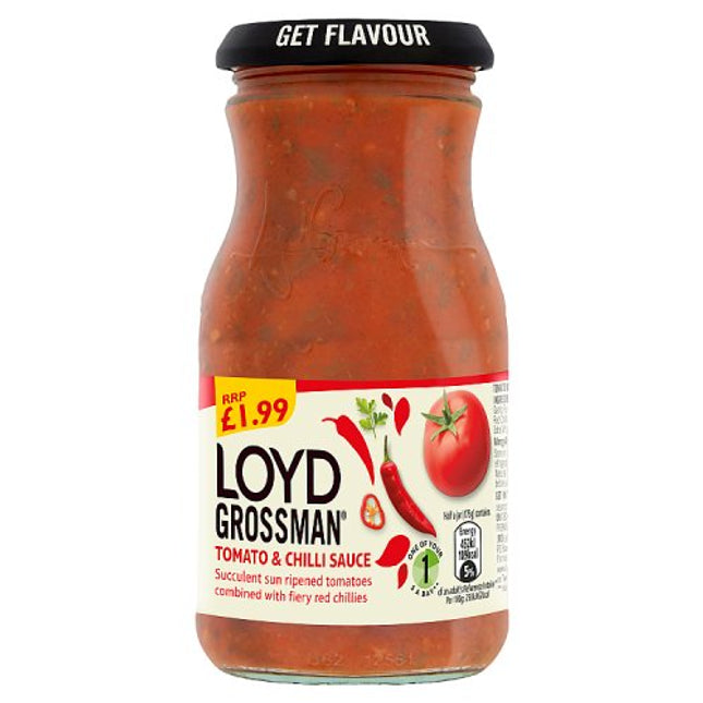 Loyd Grossman Tomato & Chilli Sauce 350g £1.99