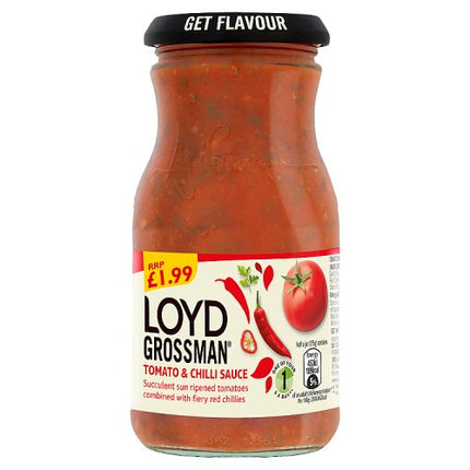 Loyd Grossman Tomato & Chilli Sauce 350g £1.99