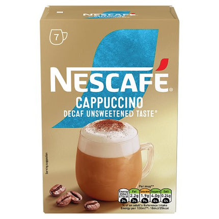 Nescafe 7 Sachets Cappuccino Decaf