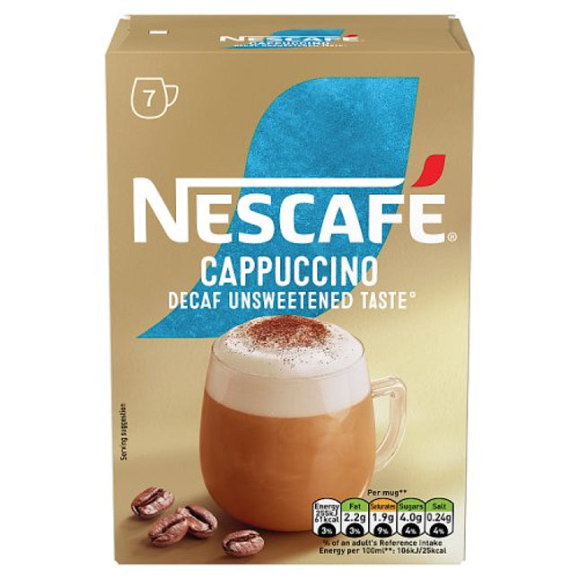 Nescafe 7 Sachets Cappuccino Decaf