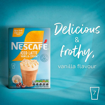 Nescafe 7 Sachets Latte Iced Vanilla