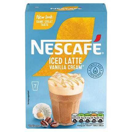 Nescafe 7 Sachets Latte Iced Vanilla