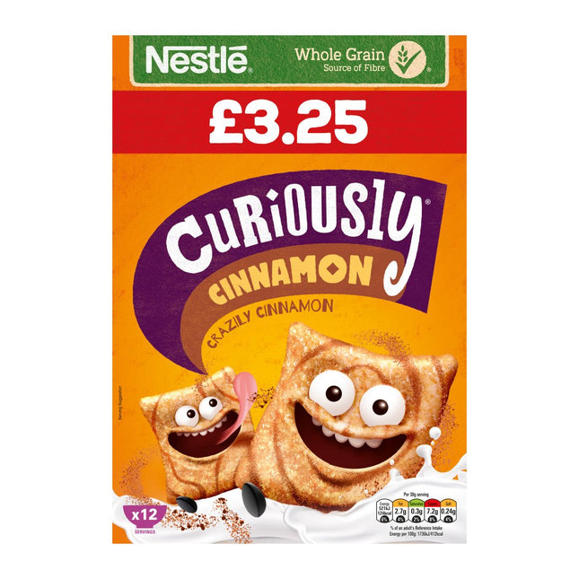 Nestlé Curiously Cinnamon 375g PMP £3.25