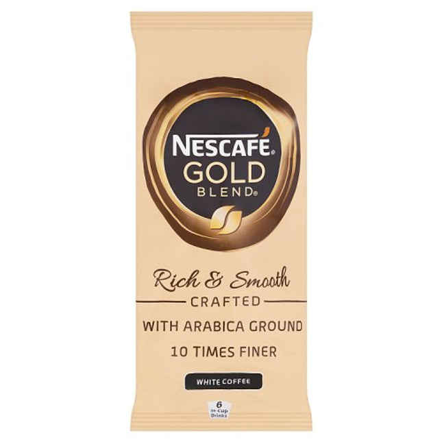 Nescafé Gold Blend Instant White Coffee In-Cup Drinks x6