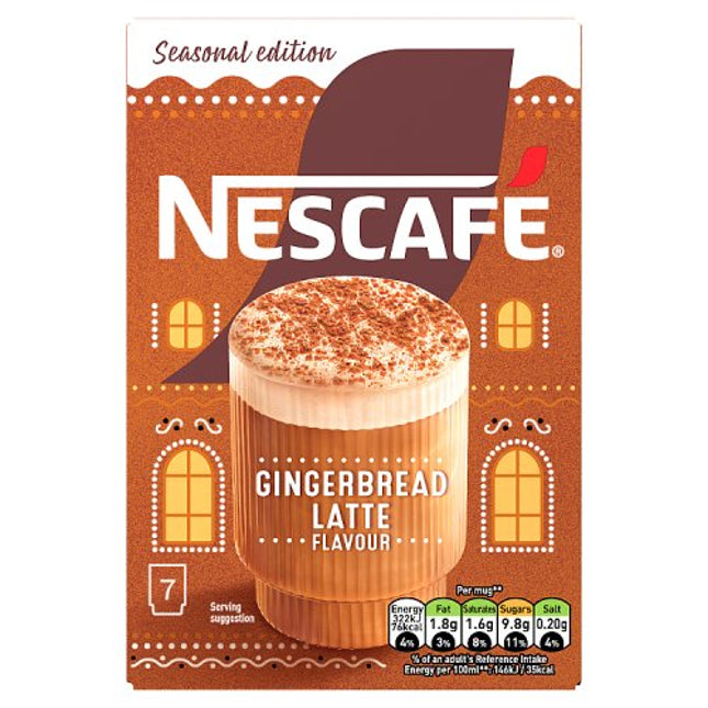 Nescafe 7 Sachets Latte Gingerbread