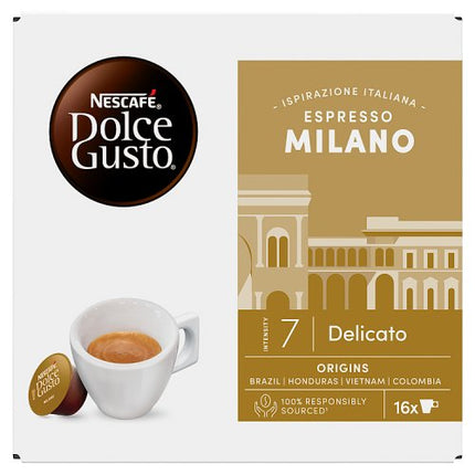 Nescafé Dolce Gusto Espresso Milano Coffee Pods x16 99.2g