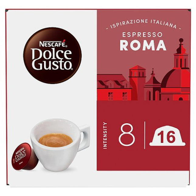 Nescafé Dolce Gusto Espresso Roma Coffee Pods x16 99.2g