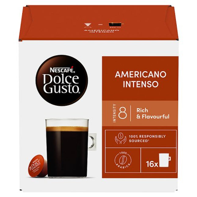 Nescafé Dolce Gusto Americano Intenso Coffee Pods x16 132.8g