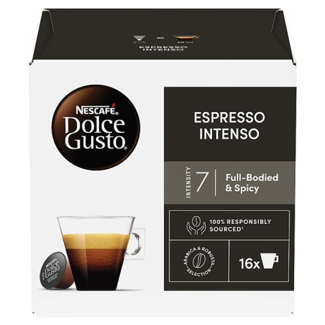 Nescafé Dolce Gusto Espresso Intenso Coffee Pods x16 112g