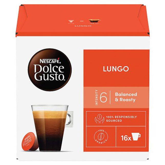 Nescafé Dolce Gusto Lungo Coffee Pods x16 89.6g