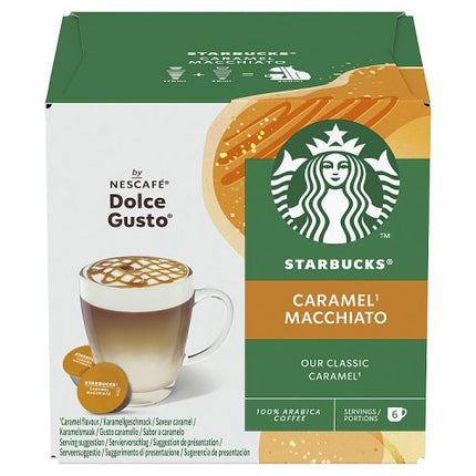 Starbucks by Nescafé Dolce Gusto Caramel Macchiato Coffee Pods x12 127.8g