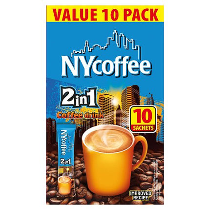 NY Coffee 2in1 Instant Coffee Sachets x10 100g