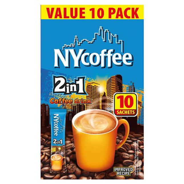 NY Coffee 2in1 Instant Coffee Sachets x10 100g