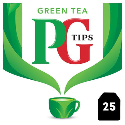 PG Tips Pure Green Envelope Tea Bags x25