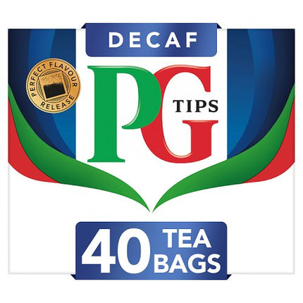 PG Tips 40 Decaffeinated Tea Bags 116g
