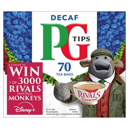 PG Tips 70 Decaffeinated Tea Bags 203g