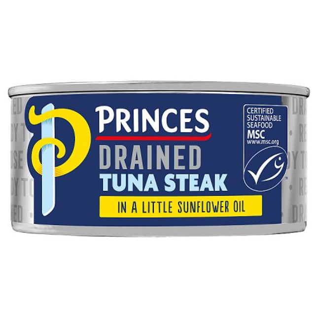 Princes Drained Tuna Steak in Sunflower Oil 110g
