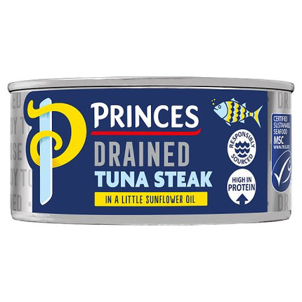Princes Drained Tuna Steak in Sunflower Oil 110g