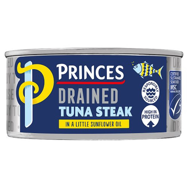 Princes Drained Tuna Steak in Sunflower Oil 110g