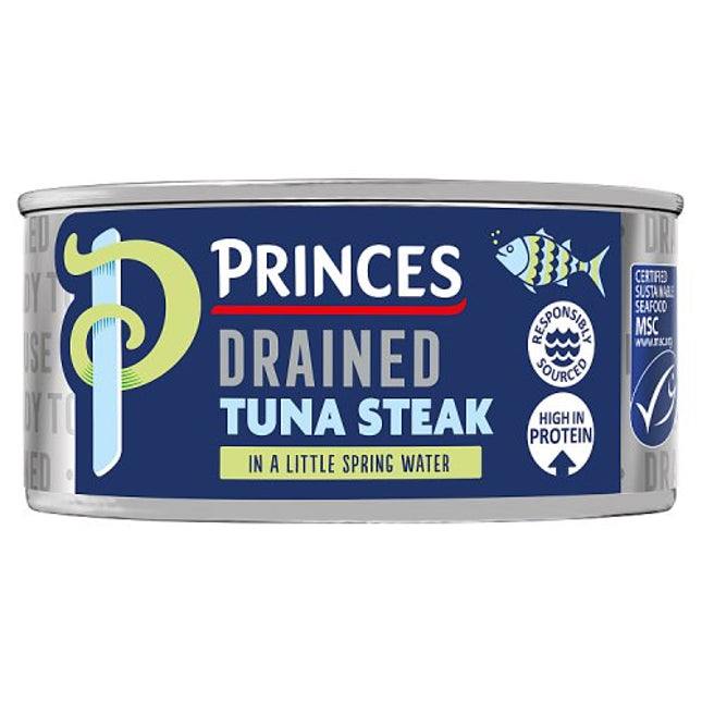 Princes Drained Tuna Steak in Spring Water 110g