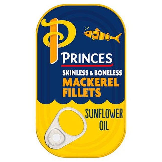 Princes Mackerel Fillet in Sunflower Oil 125g