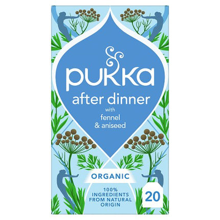 Pukka Organic After Dinner Herbal Tea 20 Tea Sachets 40g