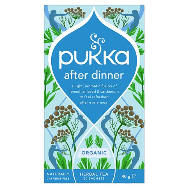 Pukka Organic After Dinner Herbal Tea 20 Tea Sachets 40g