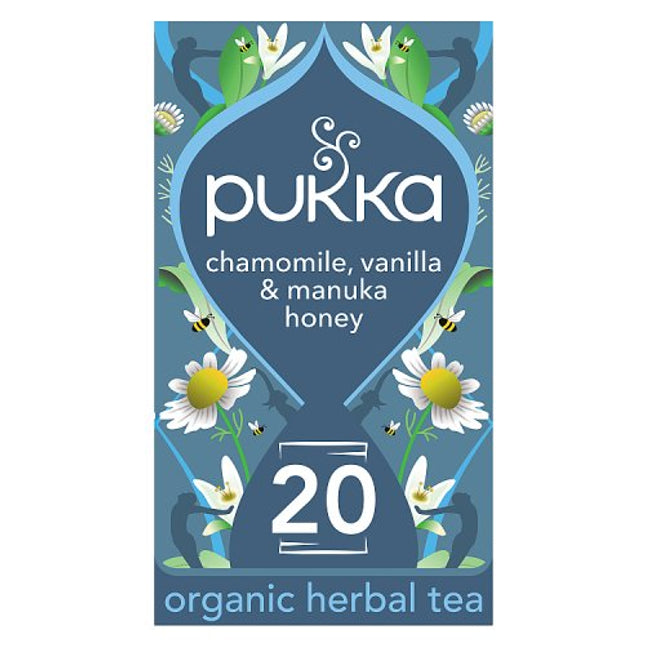 Pukka Organic Chamomile, Vanilla & Manuka Honey 20 Tea Sachets 32g