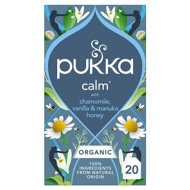 Pukka Organic Chamomile, Vanilla & Manuka Honey 20 Tea Sachets 32g