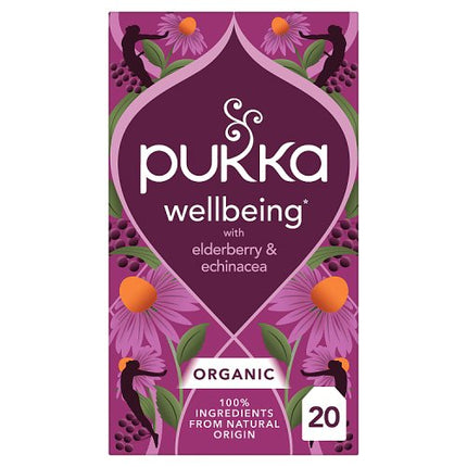 Pukka Organic Elderberry & Echinacea Tea 20 Tea Sachets 40g