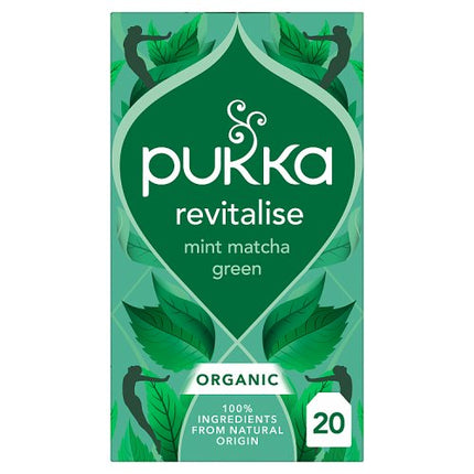Pukka Organic Mint Matcha Green Tea 20 Tea Sachets 30g